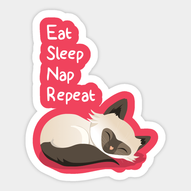 Cat's Life Sticker by AnishaCreations